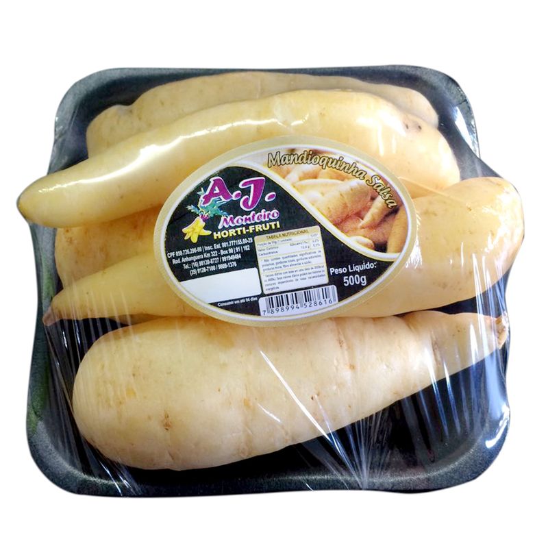 Mandioquinha Salsa Monteiro Bandeja 500g (7898994528616)