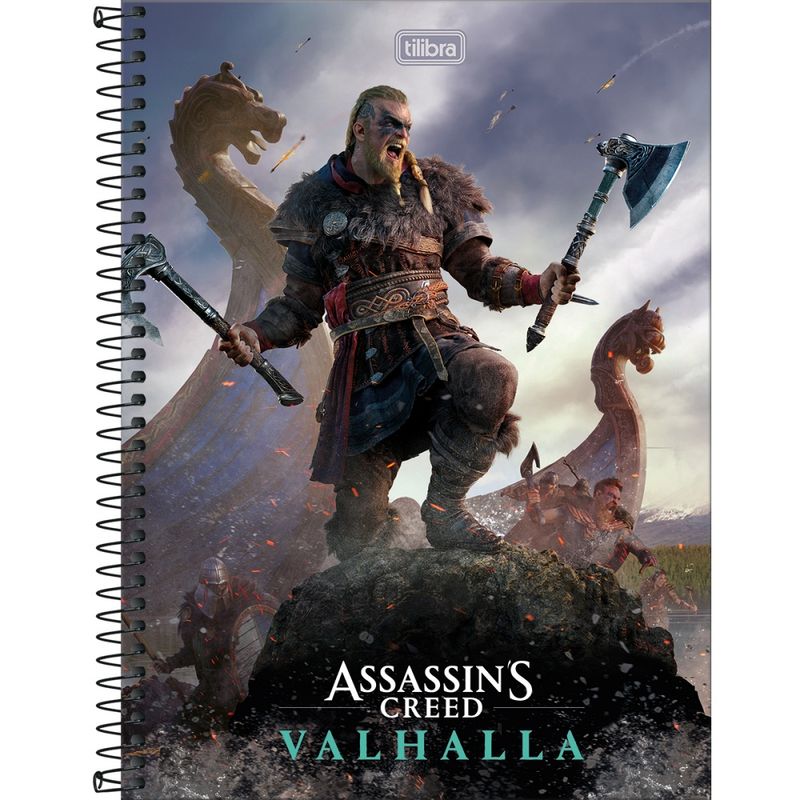 Caderno Capa Dura Tilibra Assassin's Creed 80F (7891027307974)