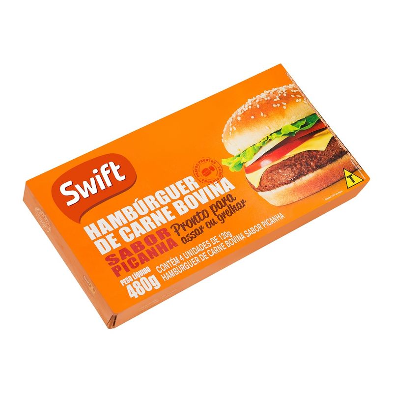 Hamburguer Swift 480g Picanha (7898542029473)