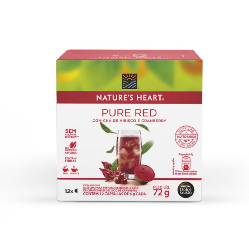 Bebida Máquina Nature S Heart 72g Chá Hibisco E (7891000309995)