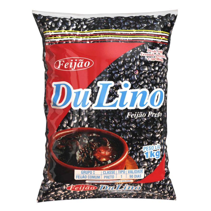 Feijão Preto Dulino 1kg (7898154420057)
