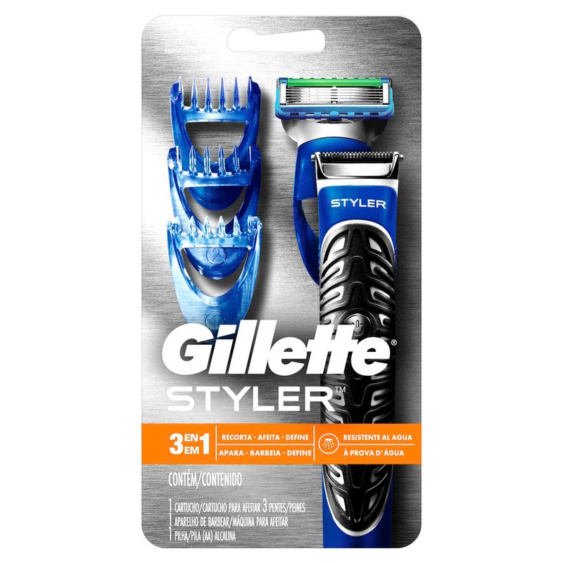 Aparelho De Barbear Gillette Styler 3 Em 1 (7702018330126)