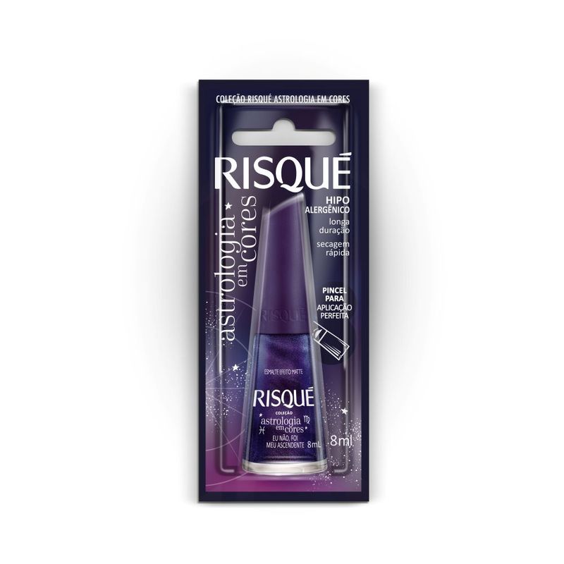 Esmalte Risqué Astrologia Cores Não Foi Ascendente (7891350036640)