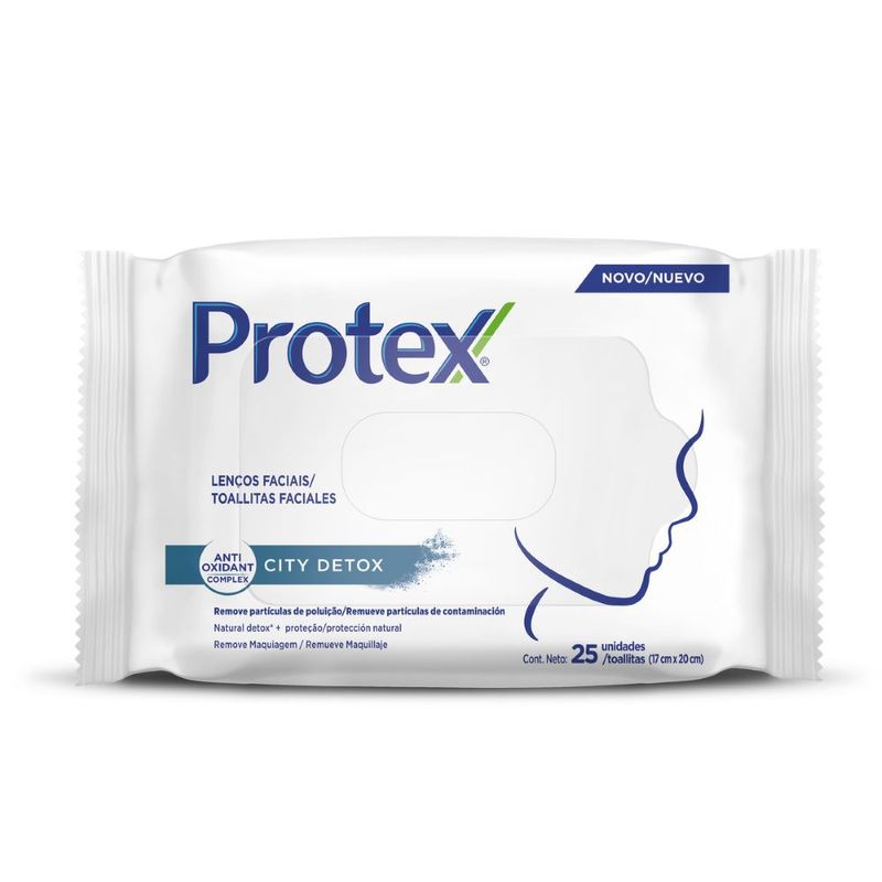 Lenco Umedecido Protex Anti Poluição Com 25 (7509546661186)