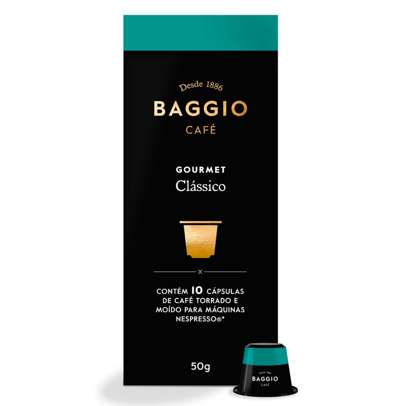 Cápsula de café Baggio Gourmet clássico 10 un (7898952174091)