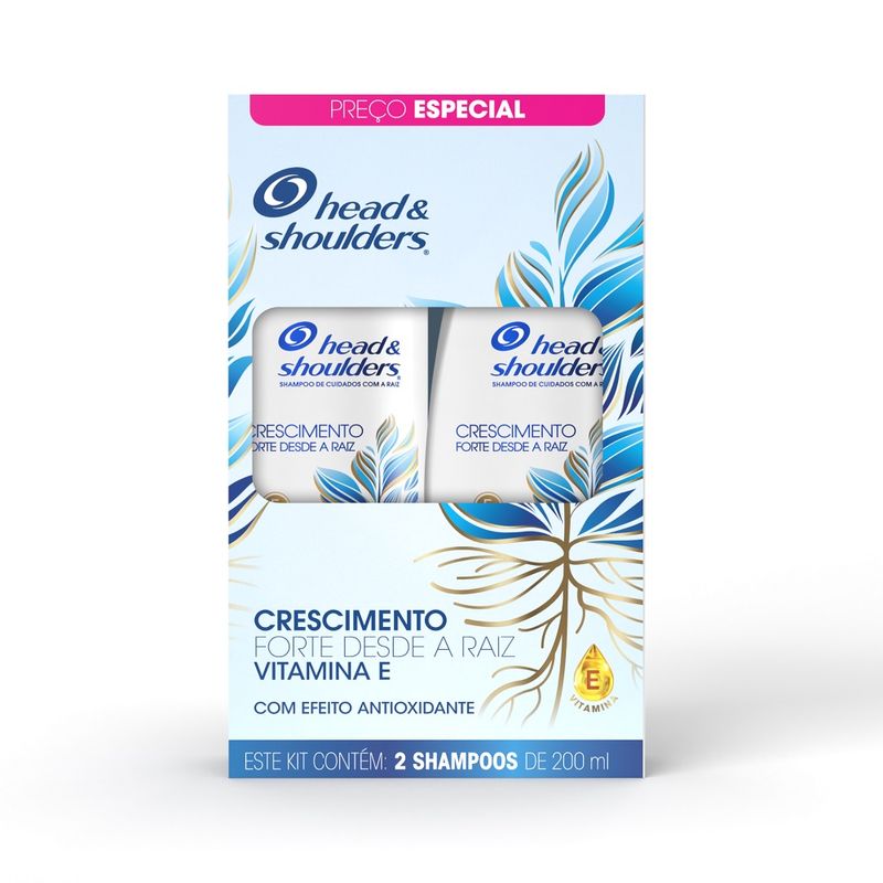 Shampoo Head Shoulders Crescimento Raiz 200ml (7500435184632)