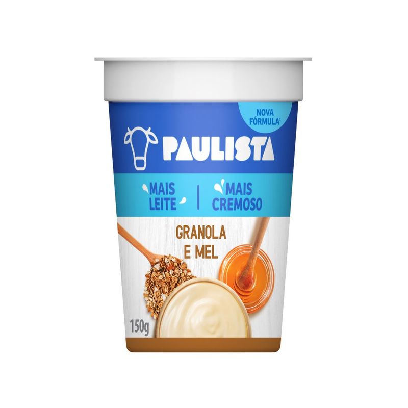Iogurte Paulista Granola e Mel 150g (7891025121237)