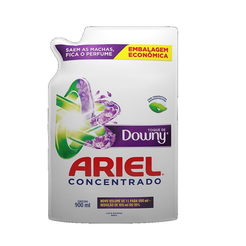 Sabão Ariel líquido concentrado com Downy 900ml (7500435156622)