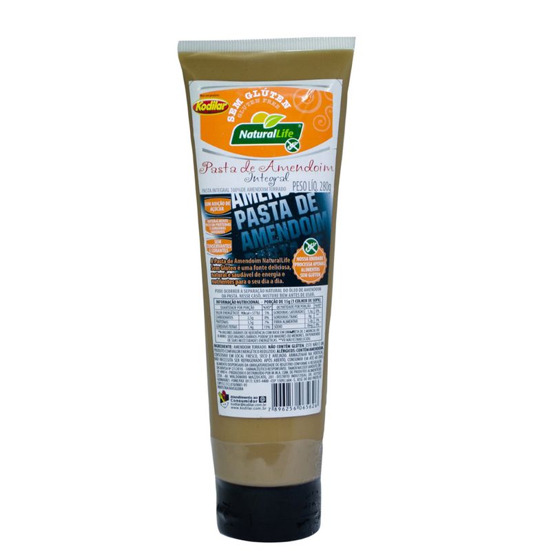 PASTA-AMEND-NAT-LIFE-280G-INTEGRAL-SEM-GLUTEN