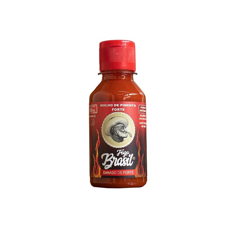 Molho Pimenta Fogo Brasil 130ml Forte (7898878145731)