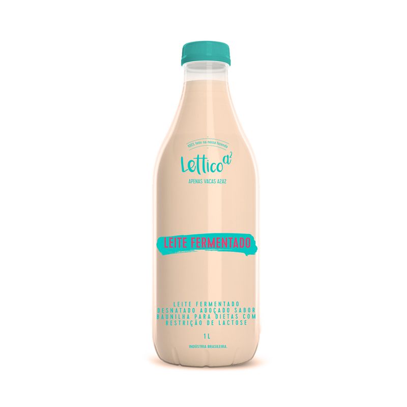 Leite Fermentado Líquido Lettico1L Baunilha (7898925856948)