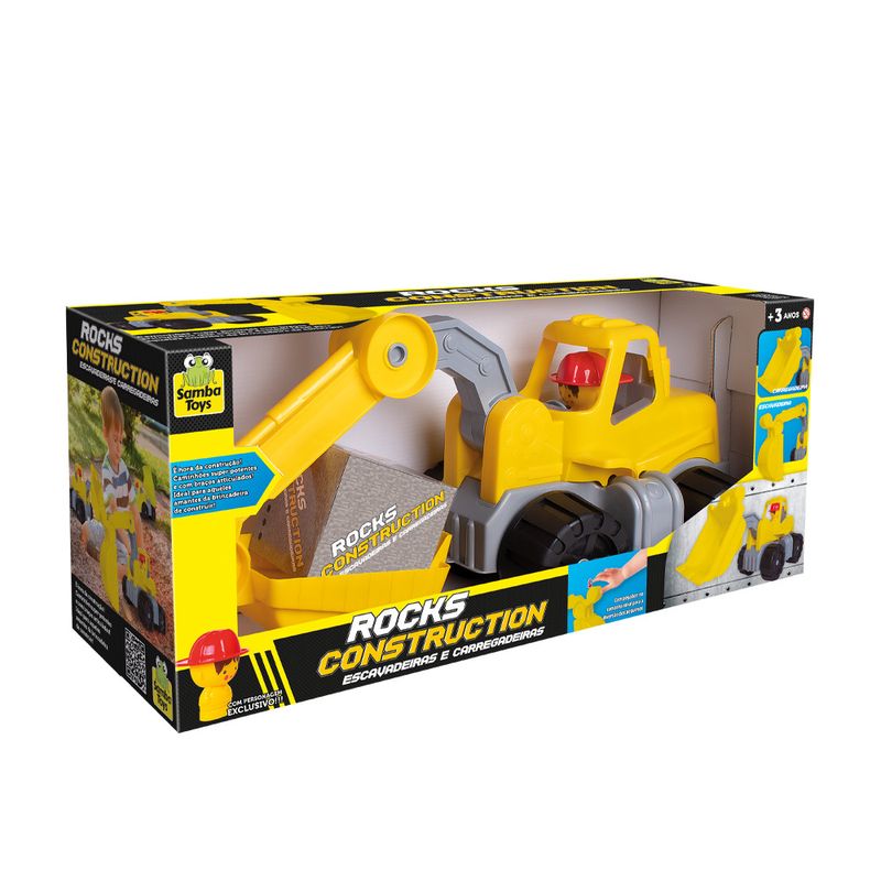 Brinquedo Escavadeira Rock Construction (7898631556439)