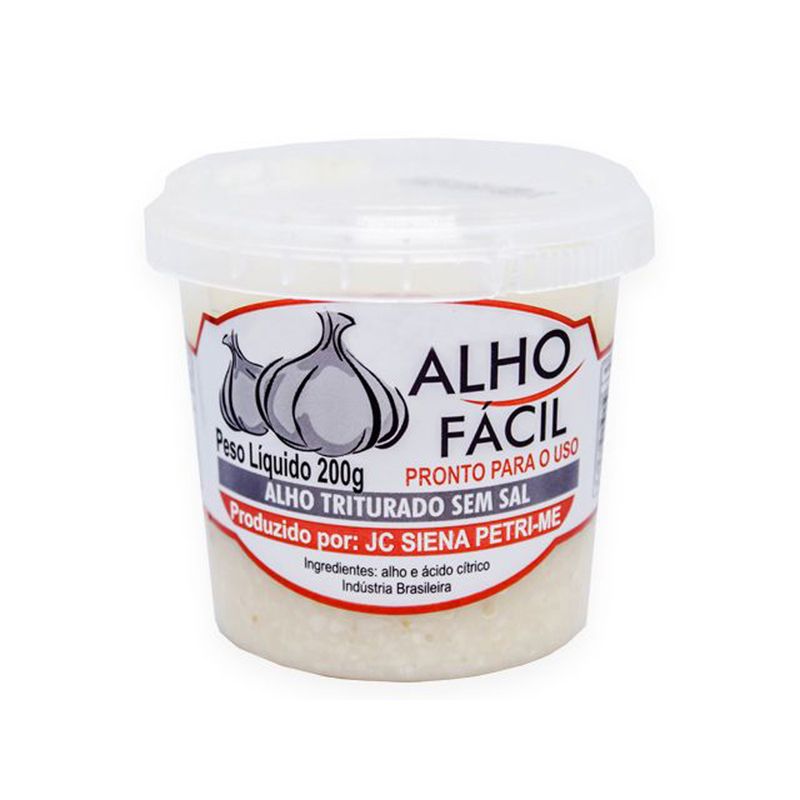 Tempero Alho Alho Fácil Sem Sal 200g (7898400800015)