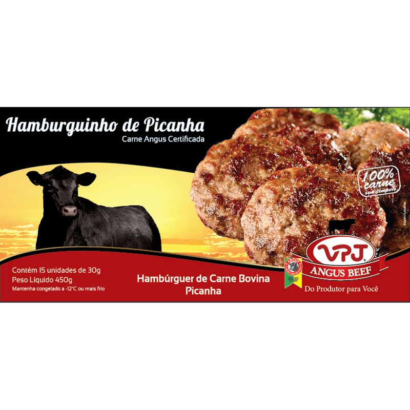 Hamburguinho Picanha Vpj 450g (7908041704631)