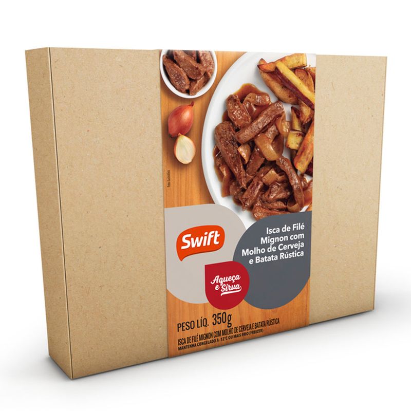 Isca Filé Mignon Swift 350g Com Molho Cerveja Batata Rústica (7899567237515)