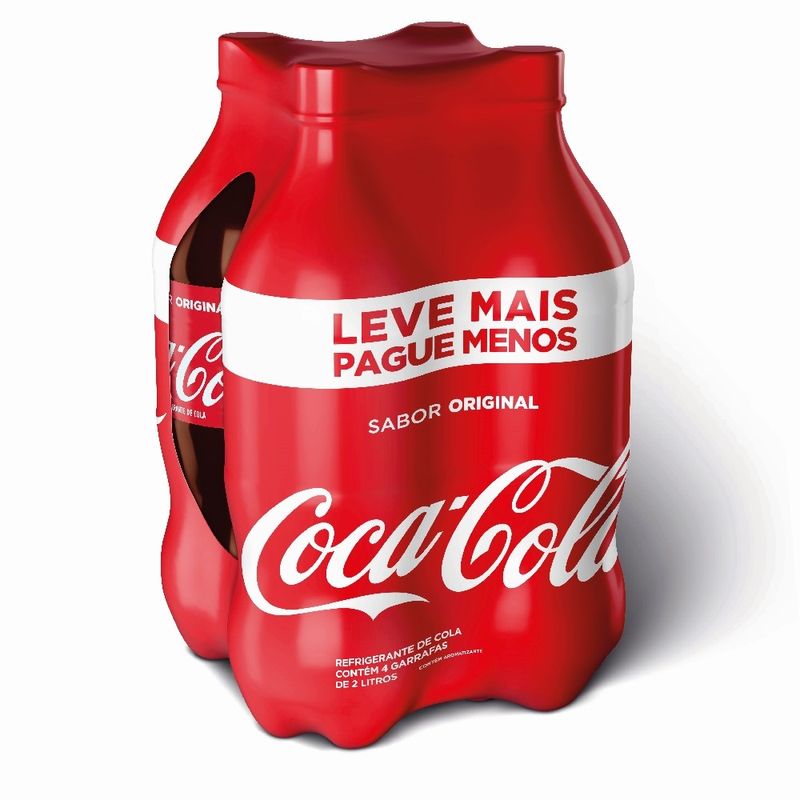 Refrigerante Coca Cola 2l Pet Com 4 (7894900027167)
