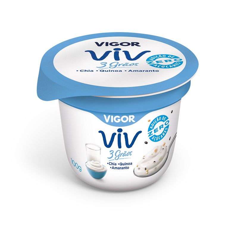 Iogurte Natural Vigor Viv Zero Tradicional 100g (7891999001979)