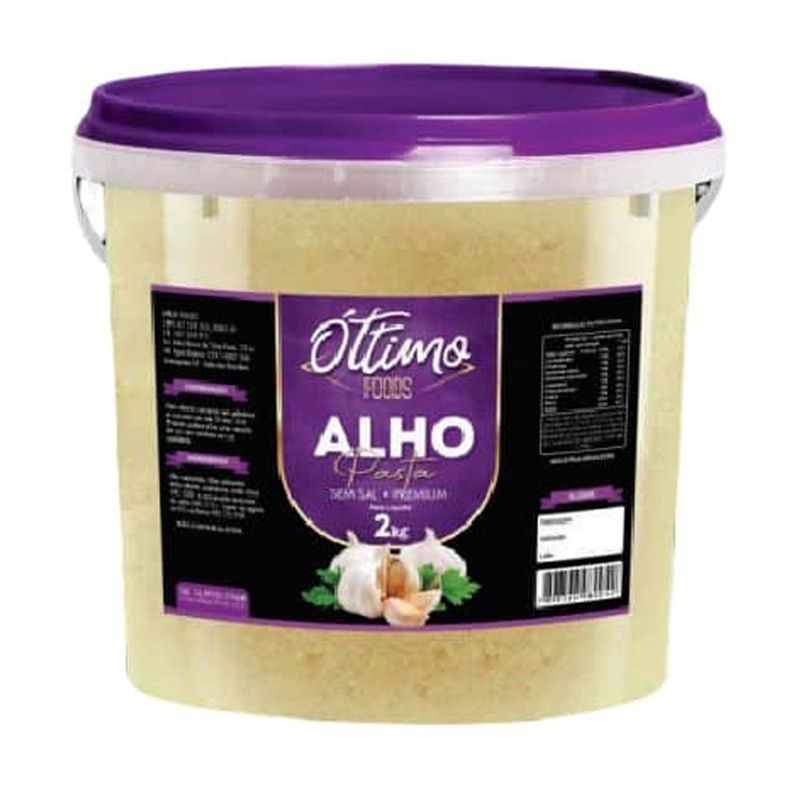 Tempero Pronto Ottimo Pasta Alho Sem Sal 2Kg (7898930241777)