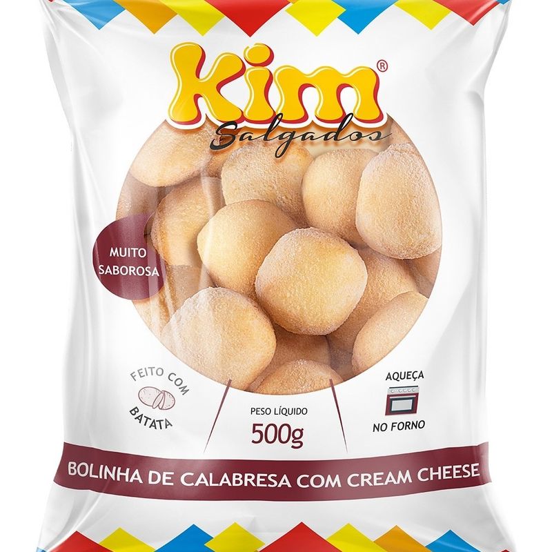 Bolinha Calabresa Com Cream Cheese Kim 500g (7898666470120)