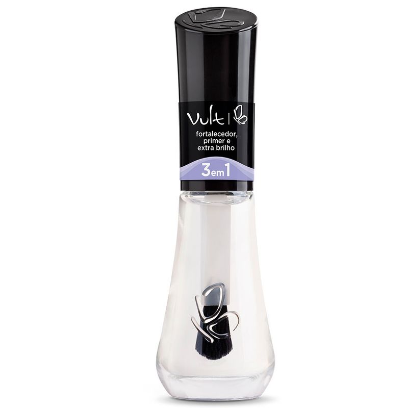 Esmalte Vult Fortalecedor Primer Extra Brilho 3 Em 1 (7899852004099)