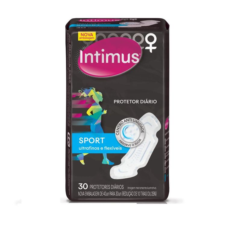 Absorvente Protetor Diário Intimus Days C 30 Sport (7806007550554)