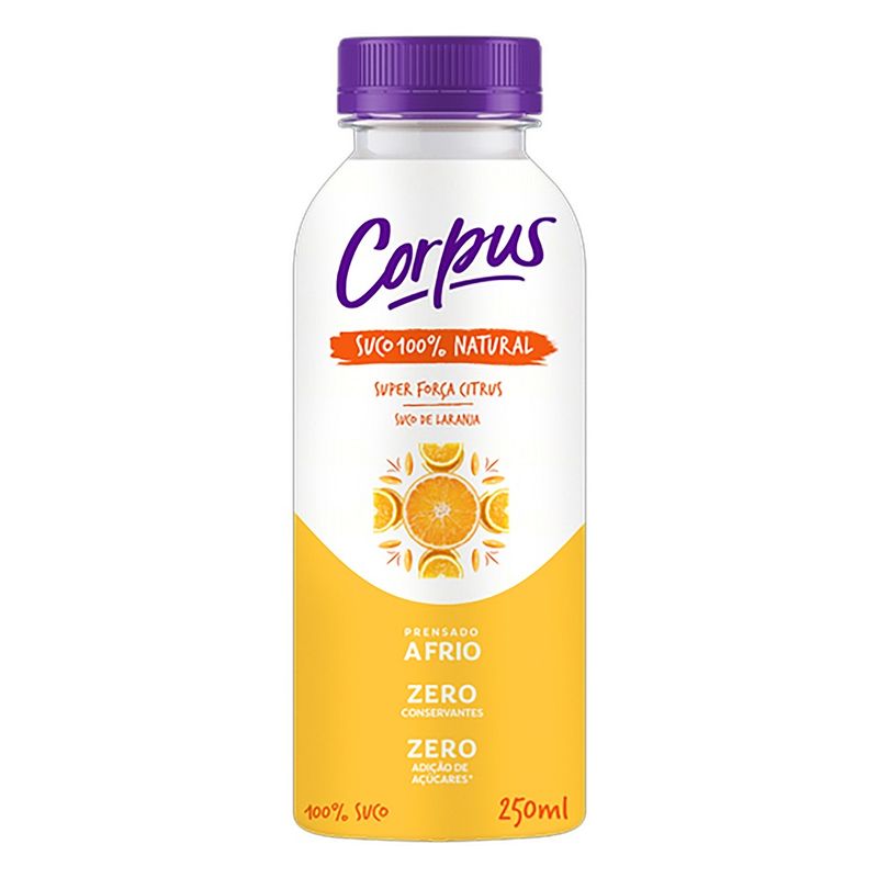 Suco Pronto Corpus Laranja 250ml (7891025118916)
