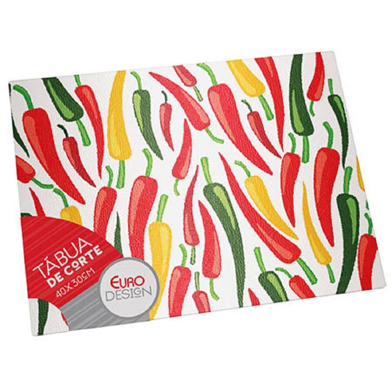 Tábua Corte Vidro Euro 40cm Pimenta (7897753691011)