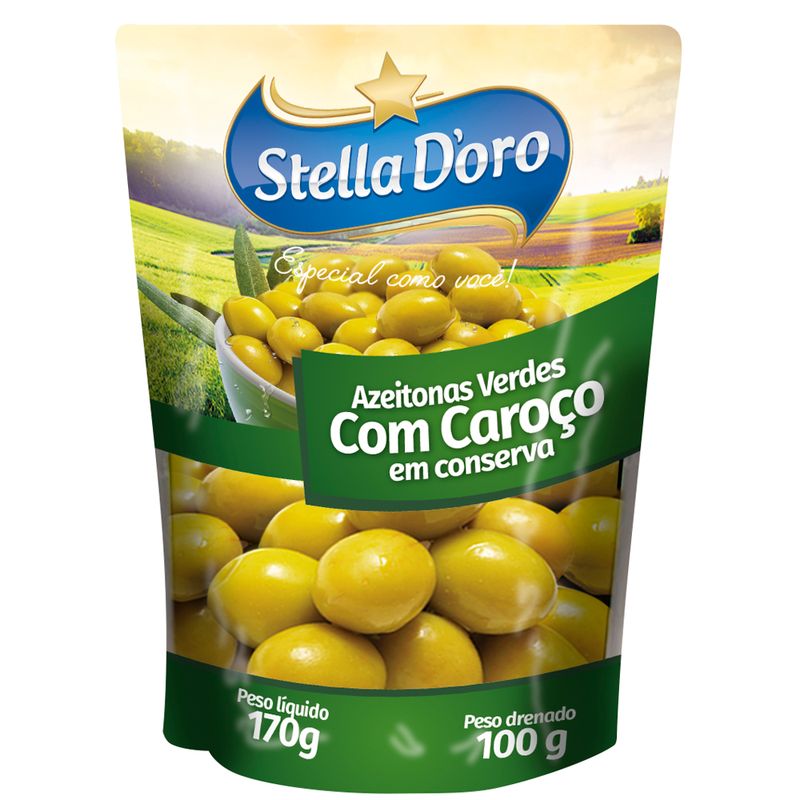 Azeitona Verde Stella Doro 100G (7898930141251)