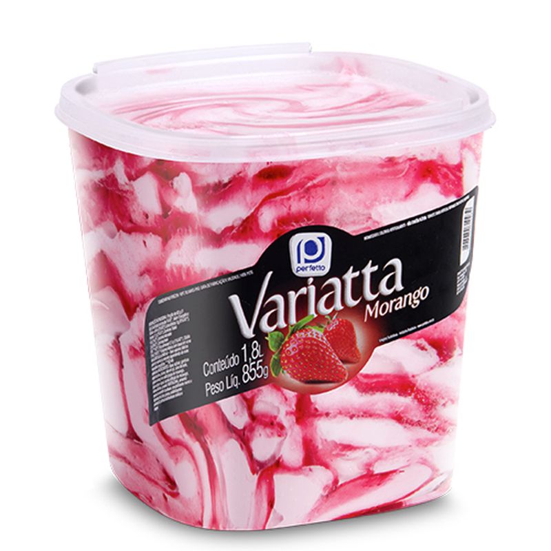 Sorvete Perfetto Variatta 1,8L Morango (7898080810939)