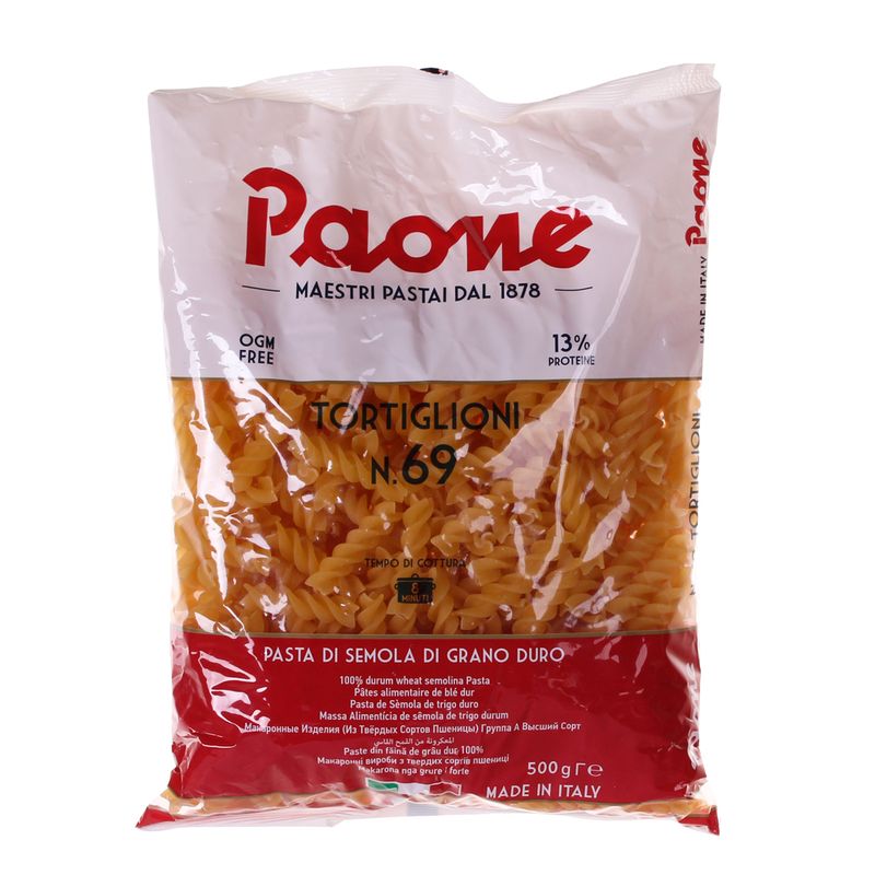 Macarrão Penne 500g Tortiglioni (8054134420694)
