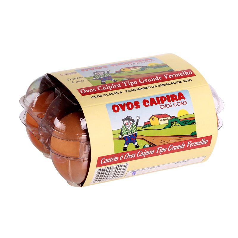 Ovo Caipira Coag Com 6 (7898015740171)
