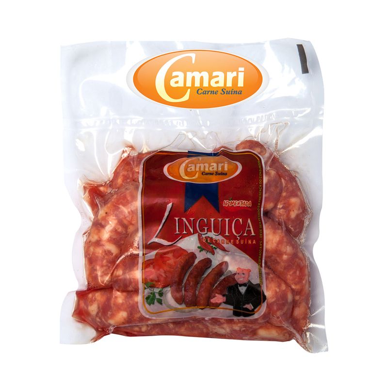 Linguiça Pernil Camari 500g Fina Apimentada (7898266900614)