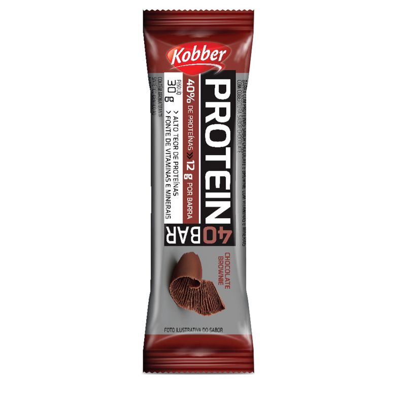 Cereal Barra Kobber 60g Proteina Brownie Chocolate (7891772154311)