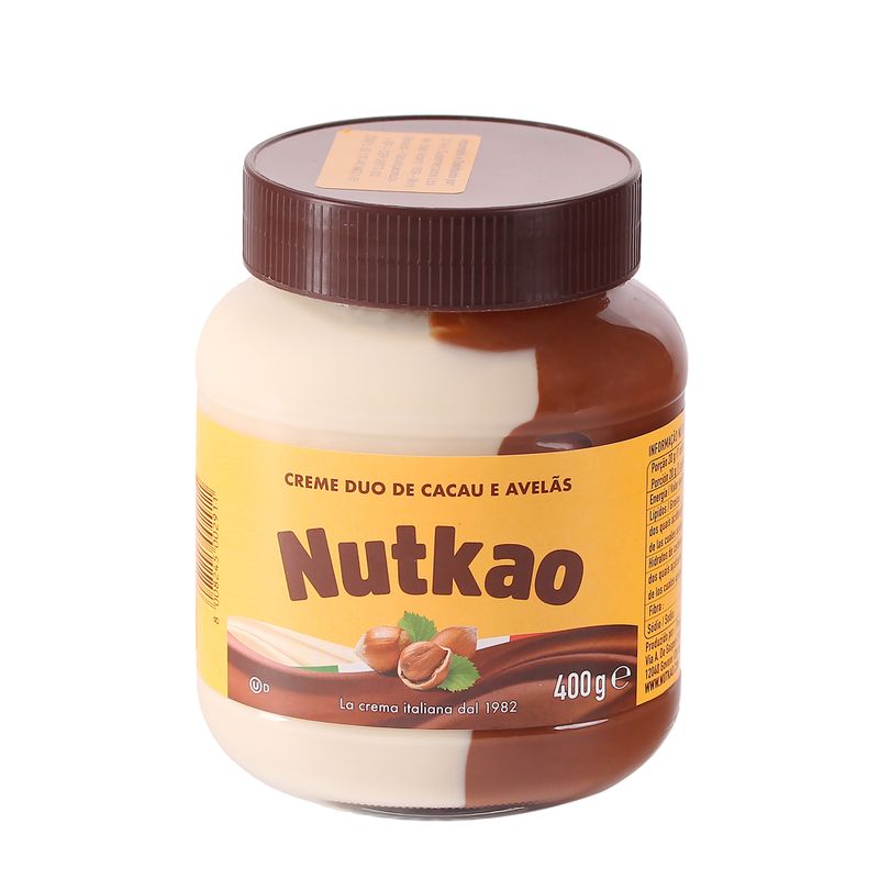 Creme Avelã Nutkao Cacau Baunilha 400g (8008245002911)