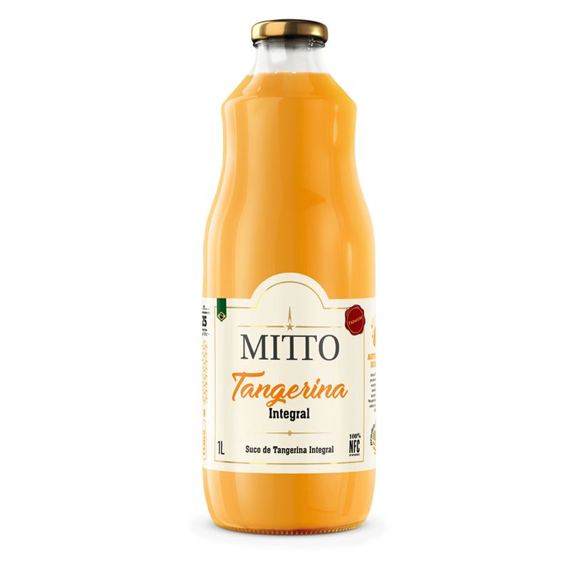 Bebida Com Suco Mitto Tangerina 1L (7898917467497)
