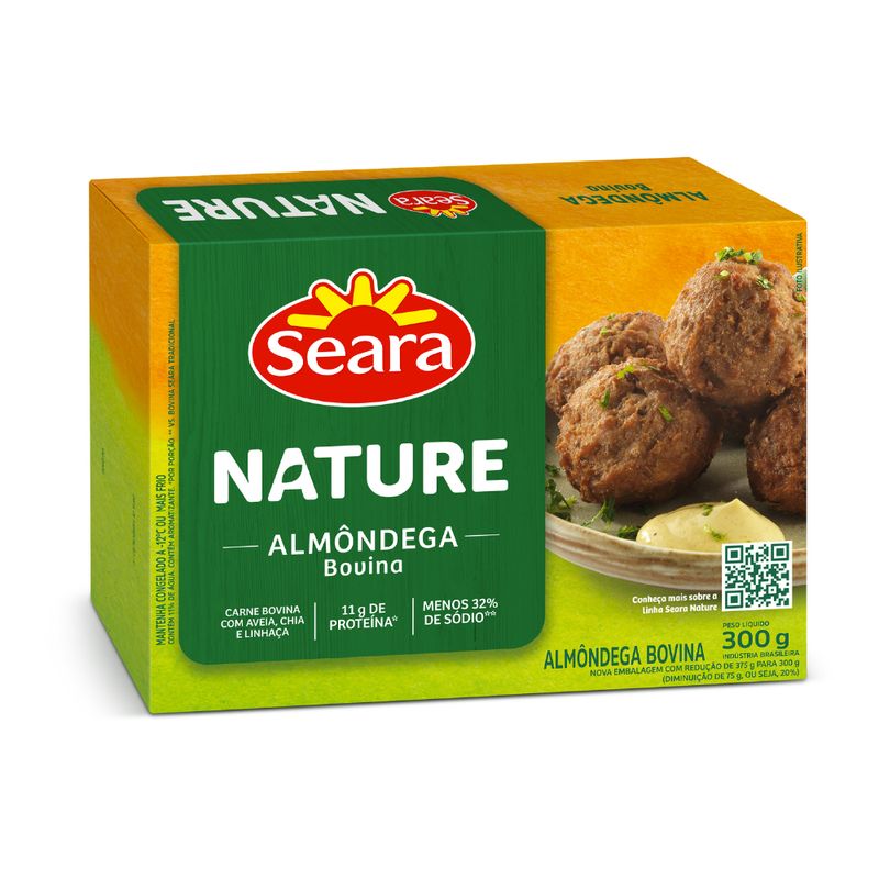 Almôndega bovina Seara Nature 300g (7894904254088)