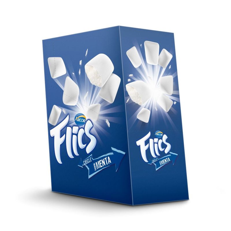Chicle Flics Menta 204g (7891118025831)