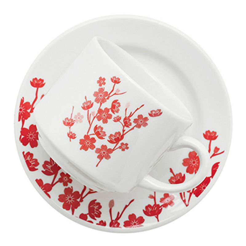 Xícara Com Pires Oxford Jardim Oriental 200ml (7891361934676)