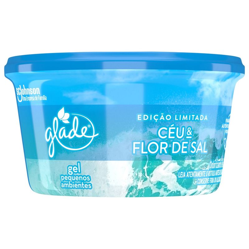 Odorizador Gel Glade Céu Flor De Sal 70g (7894650939772)