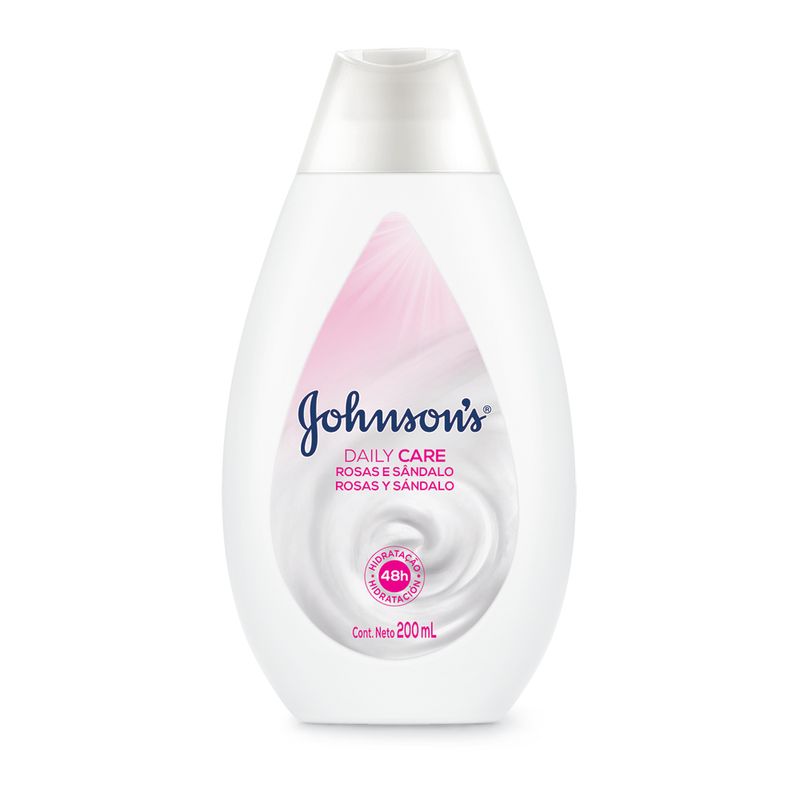 Locao Hidratante Johnsons 200ml Rosas E Sandalo (7891010248772)
