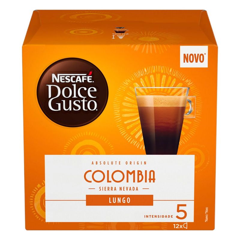 Cápsula de café Dolce Gusto Colômbia Lungo 12 un (7613287025388)