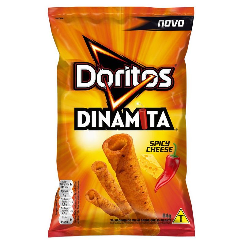 Salgadinho De Milho Dinamita Spicy Cheese Doritos 84G (7892840819385)