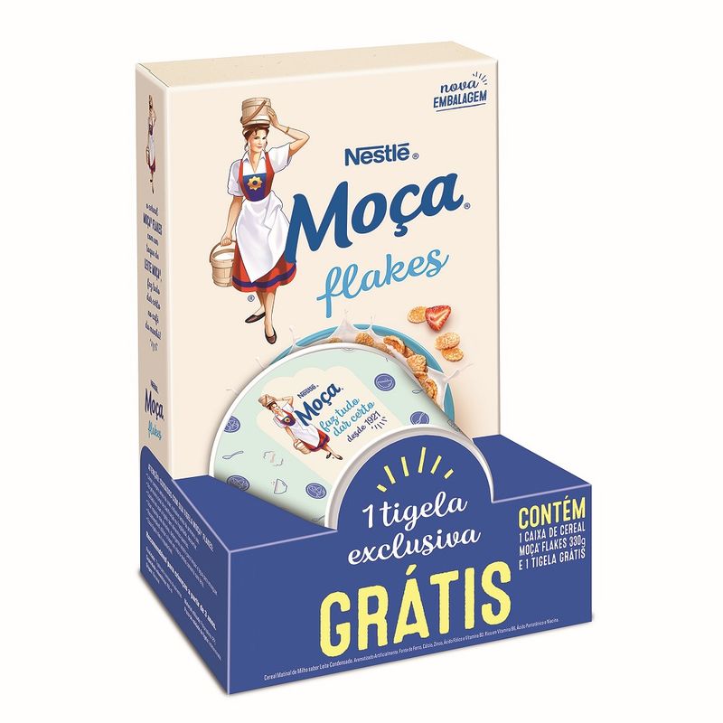 Cereal Matinal Nestlé Moça Flakes + Tigela 330g (7891000339312)