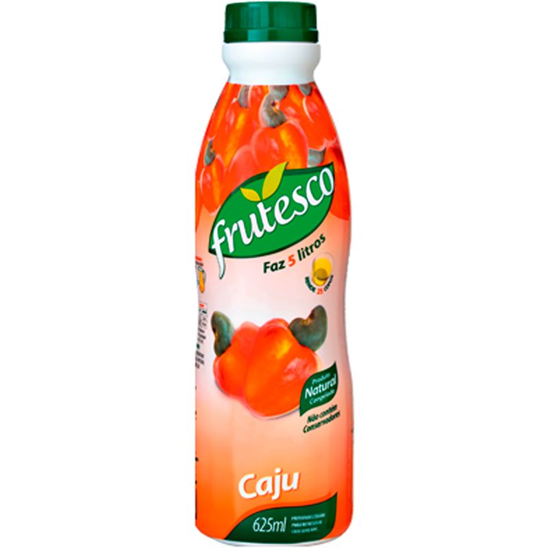 Preparo Líquido Frutesco Caju 625ml (7898263453137)