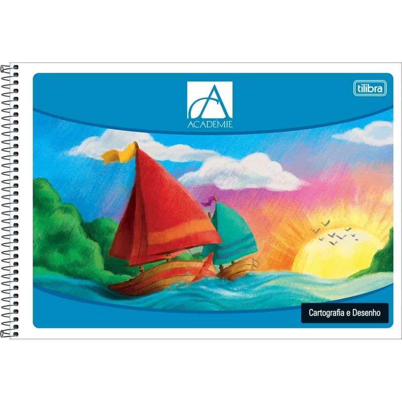 Caderno Cartografia Espiral Tilibra 96 Folhas Mais (7891027110499)