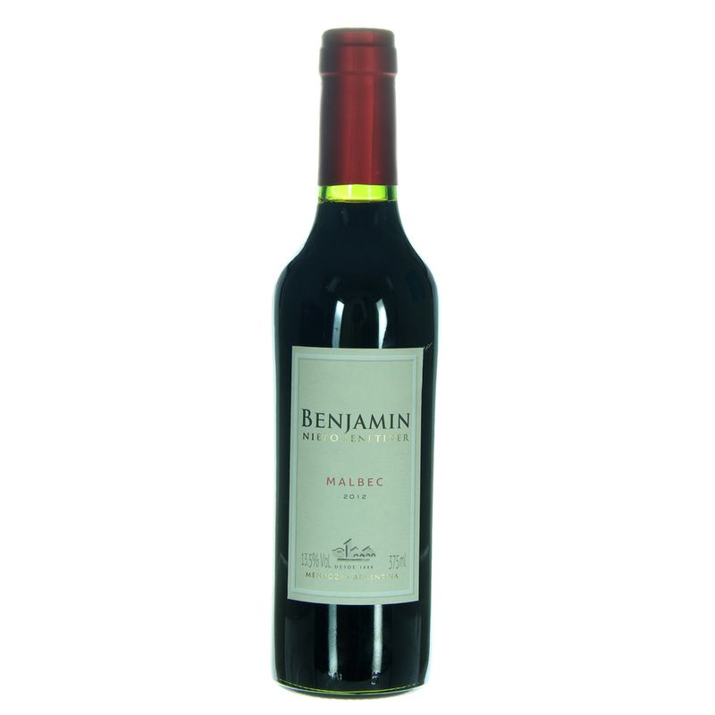 Vinho Argentino Benjamin Nieto Malbec 375ml (7793440703800)