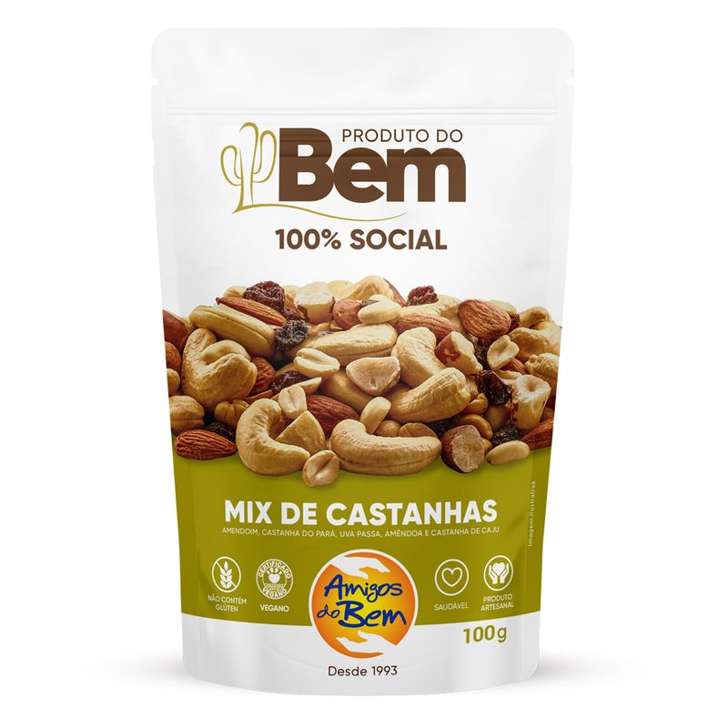 Mix Castanhas Amigos Do Bem 100g (7899943703511)