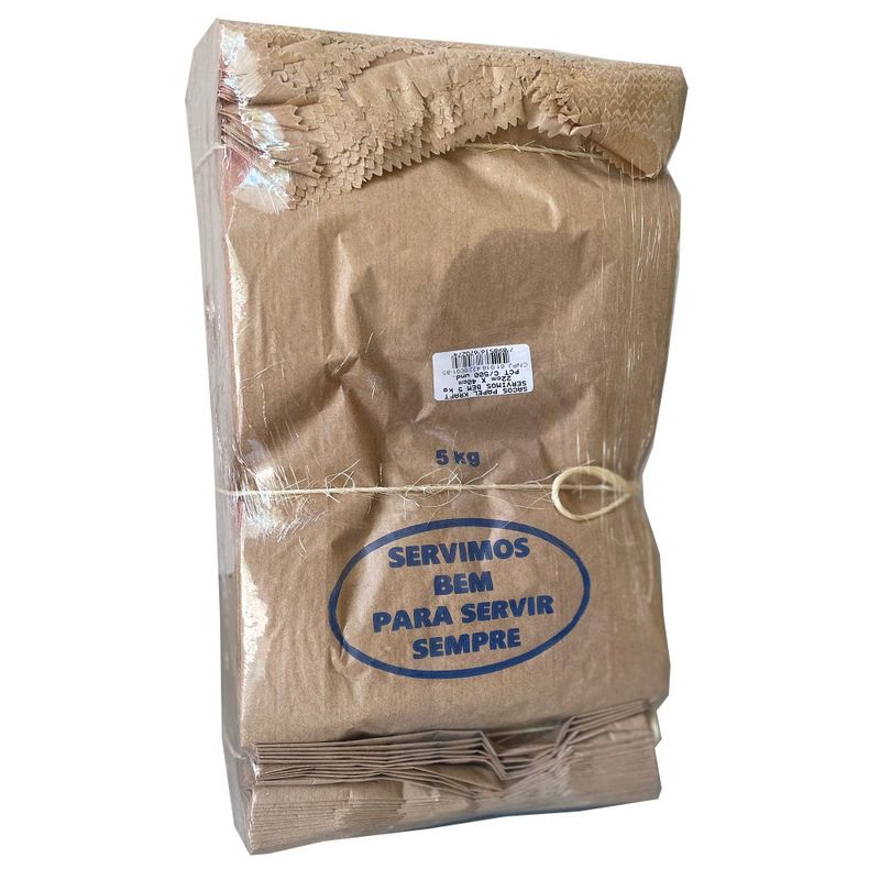 Saco De Papel Kraft Donnoplast 5Kg Com 500 Unidades (7898516670366)