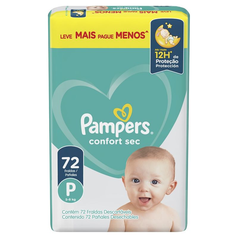 FRALDA-PAMPERS-CONFORT-SEC-P-C-72