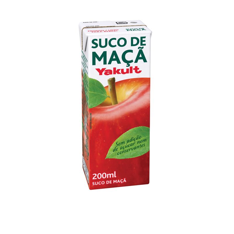 Bebida Com Suco Yakult Maçã 200ml (7891156020294)